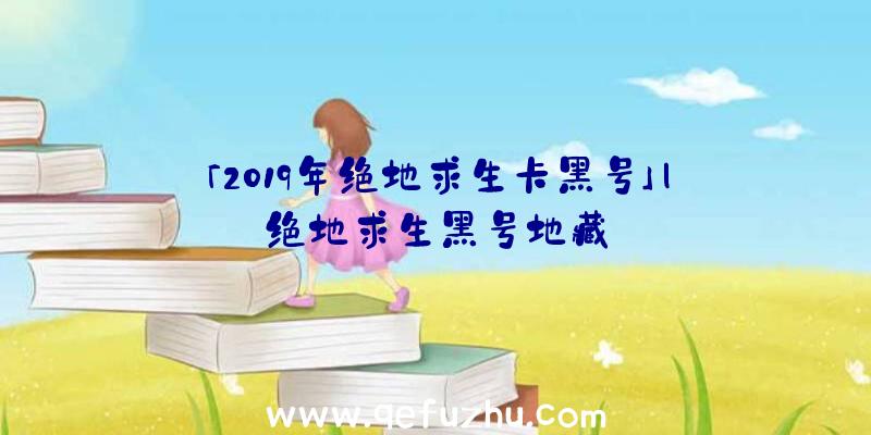 「2019年绝地求生卡黑号」|绝地求生黑号地藏